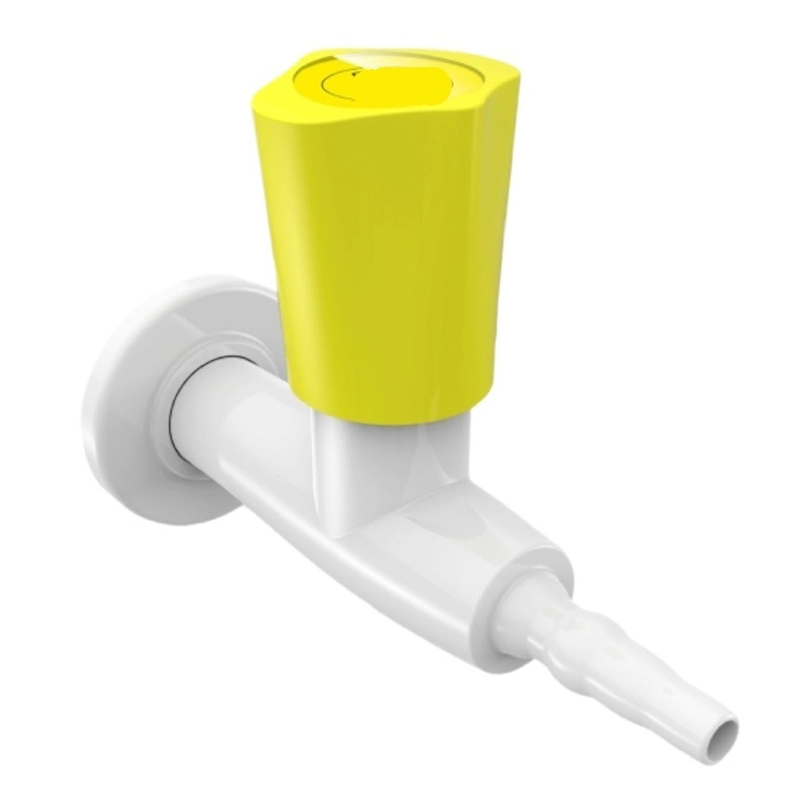 Trgyjgkf One Color Wall Mounted Single Port Nozzle Air Valve, Cock, Flow Control Switch, Slow Opening All Copper