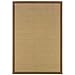 HomeRoots Polypropylene 2???x4??? Beige and Brown Plain Indoor Outdoor Scatter Rug