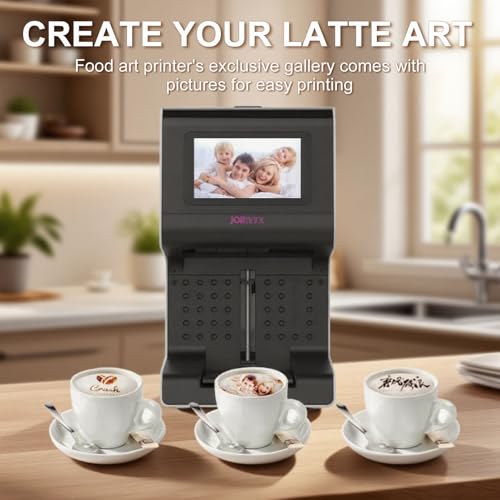 Lebensmitteltauglicher Kaffee-Latte-Art-Drucker | 45CC Fassungsvermögen (700+ Drucke) | 7'' Touchscreen / Mobile Steuerung | 7,5cm Druckbereich | DIY-Dekorationshersteller für Kuchen & Desserts 3 Lebensmitteltauglicher Kaffee-Latte-Art-Drucker | 45CC Fassungsvermögen (700+ Drucke) | 7'' Touchscreen / Mobile Steuerung | 7,5cm Druckbereich | DIY-Dekorationshersteller für Kuchen & Desserts