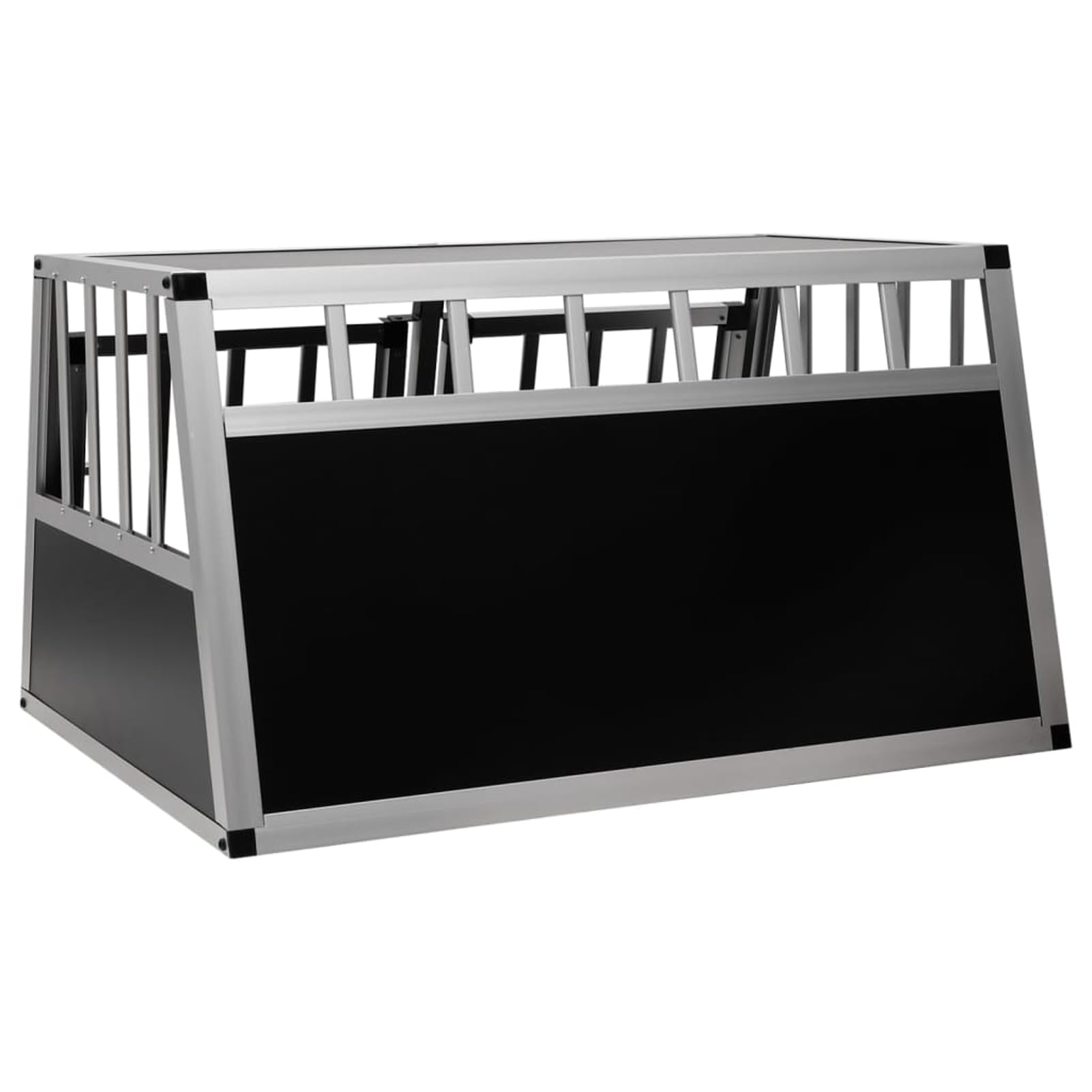 Hundetransportbox mit Doppeltür 89 x 69 x 50 cm Hundebox 170667