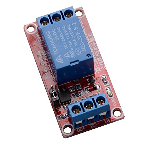 4 Pcs Dc 5V 1 Channel Relay Module Board Shield High/Low Level Trigger With Optocoupler #TOP2