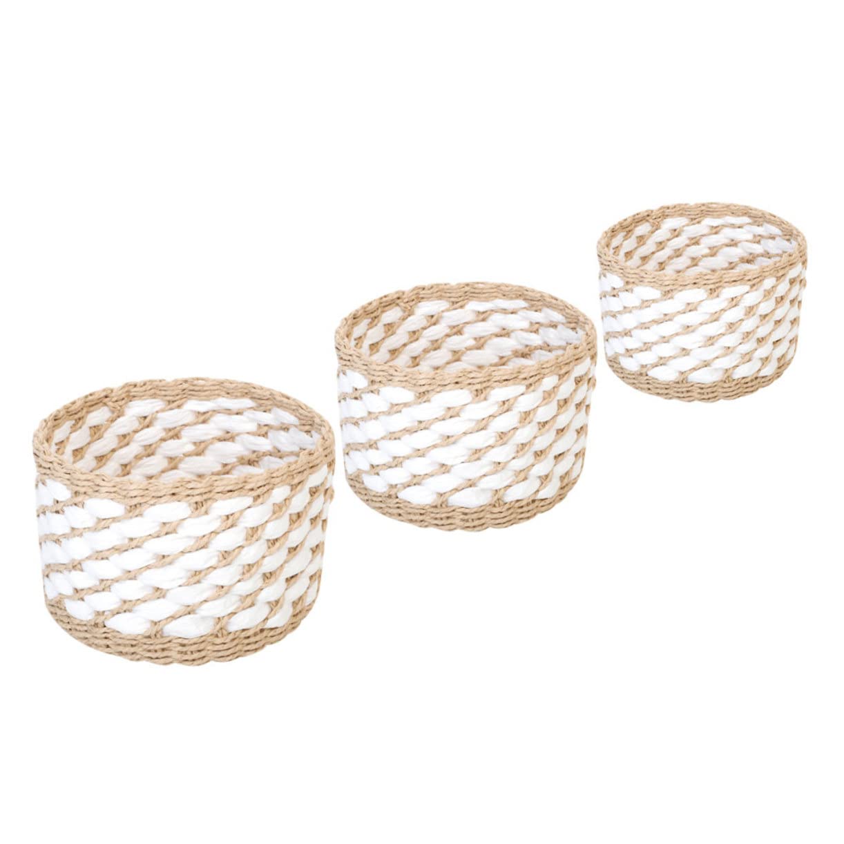 Panier de rangement pour snacks et accessoires de bureau élégant lot de 6 ensembles