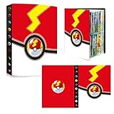 bsdppt Album para cartas 2021 Libro a4, Tcg cromos Funda para tarjetas de juguetes, Soporte para álbum, 4 bolsillos Capacidad para 240 cartas - HM1