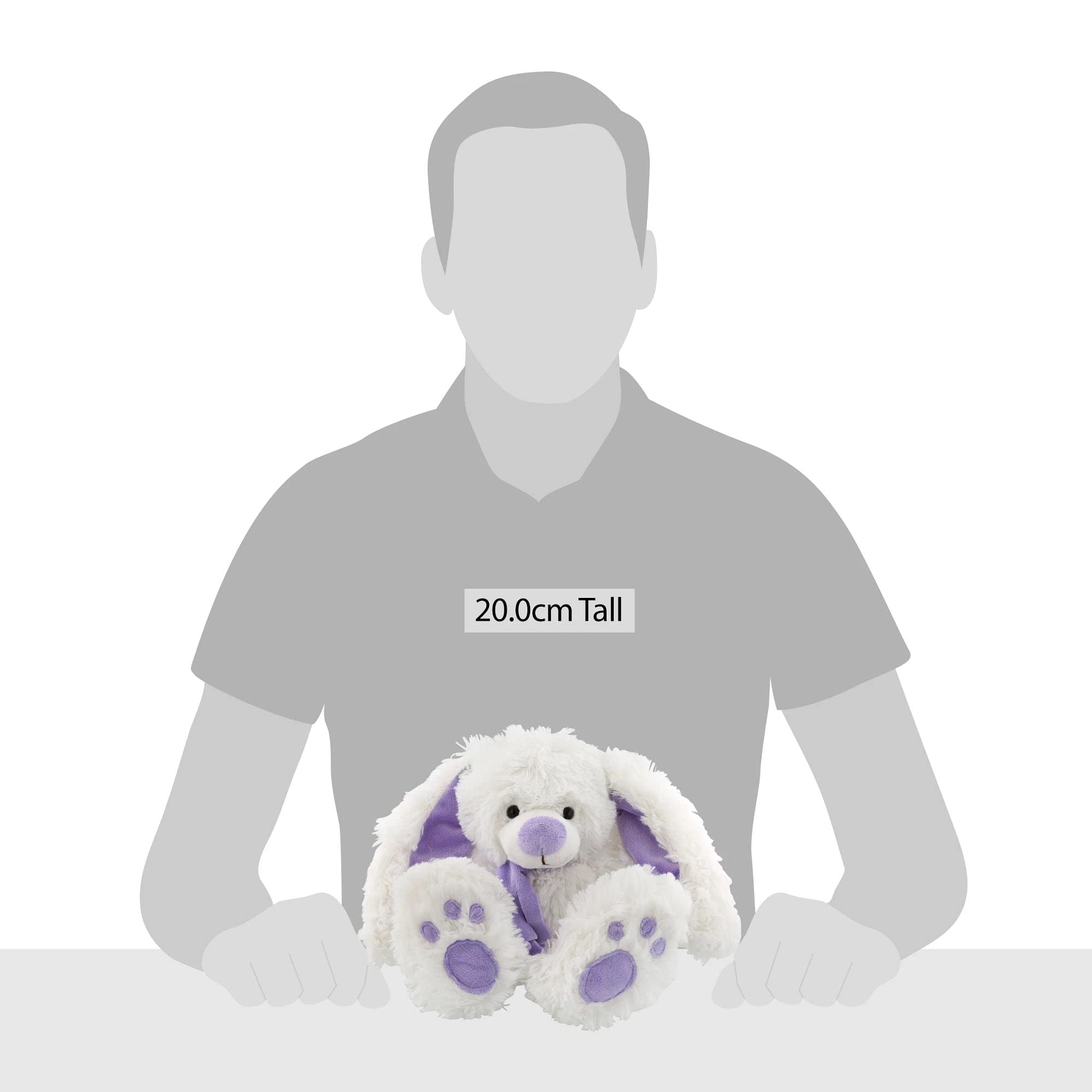 Amazon.com: Enesco Kalidou Bunny Rabbit with Scarf Plush Stuffed