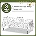 Brix4U 3Pack Christmas Tablecloth, Plastic Christmas Tablecloth Disposable for Rectangle Table Snowflake Xmas Tree Table Cloth for Winter Holiday New Year Party Decoration 54 x 108 Inch