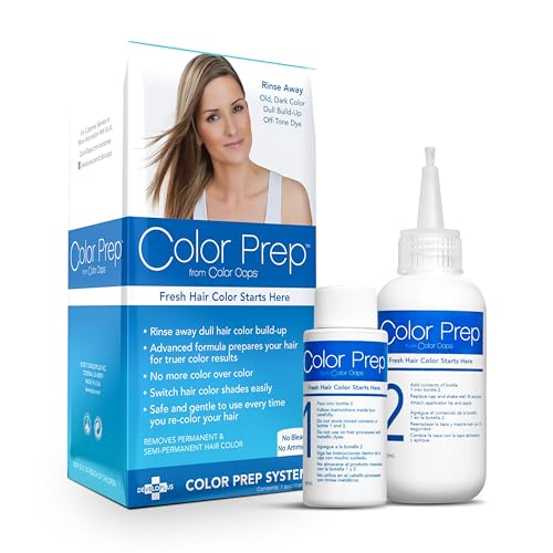 Color Oops Color Prep, 1 Application, Extend Results and Vibrancy, Hair Dye Remover Rinses Away Dull...