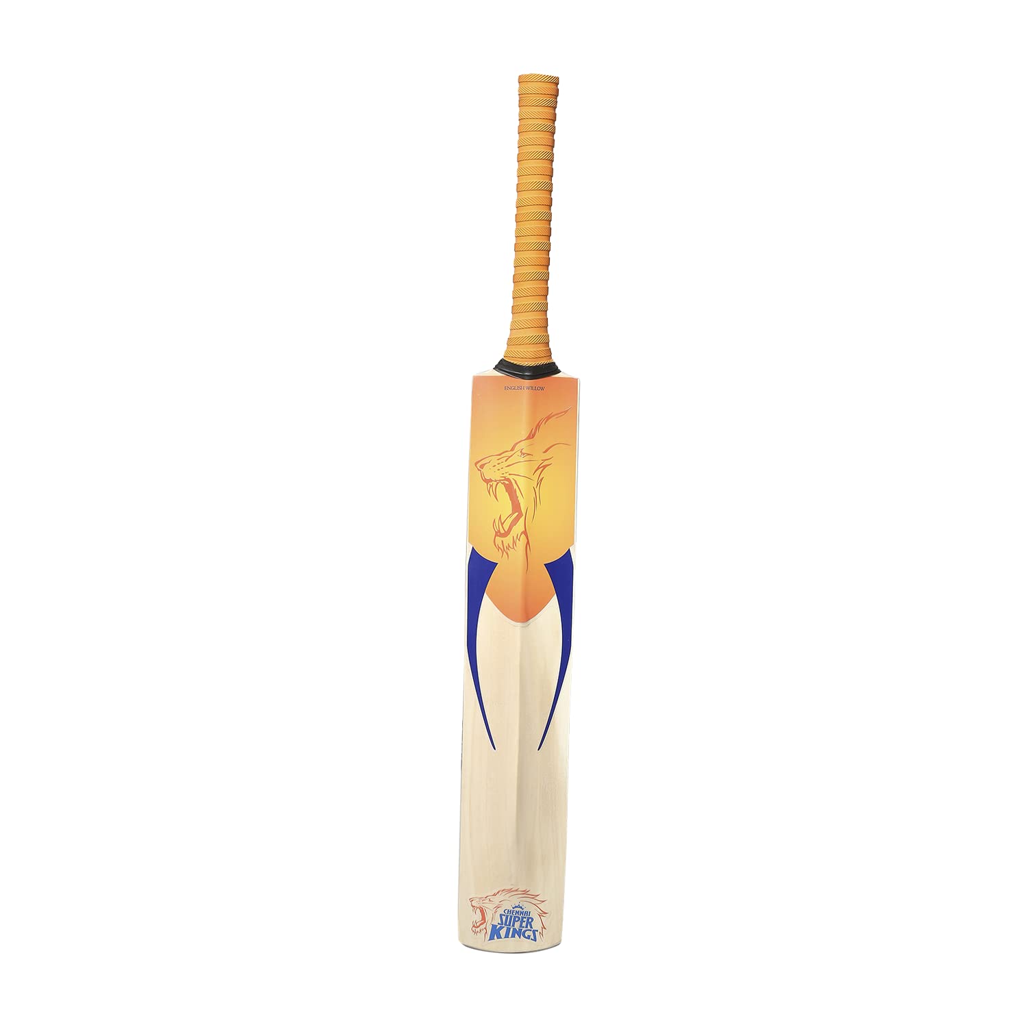 playR x Chennai Super Kings English Willow Bat, Premium Handcrafted CSK Cricket Bat for Power Shots, Durable, Lightweight for Training, Casual, Club Matches & All Season - Size Full-image-6