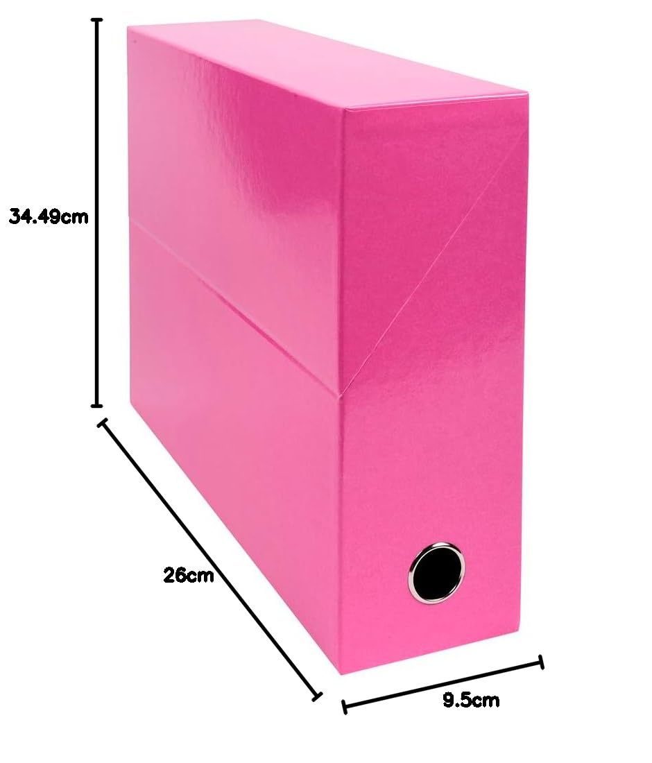 Exacompta 5 Scatole Transfer Iderama Carta A4 Dorso 90 mm Rosa