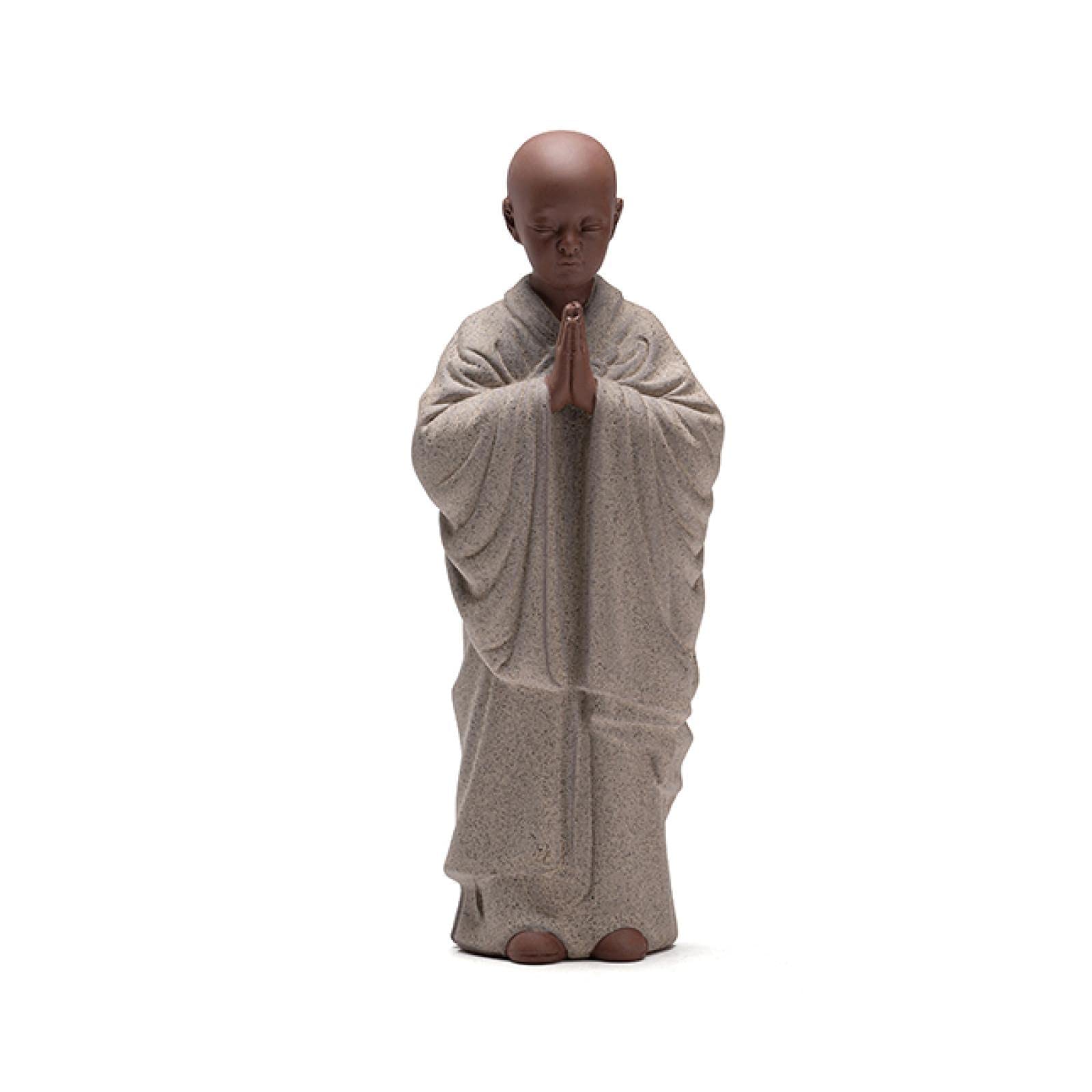 Décoration Zen avec ce Petit Moine en céramique pour salon de thé