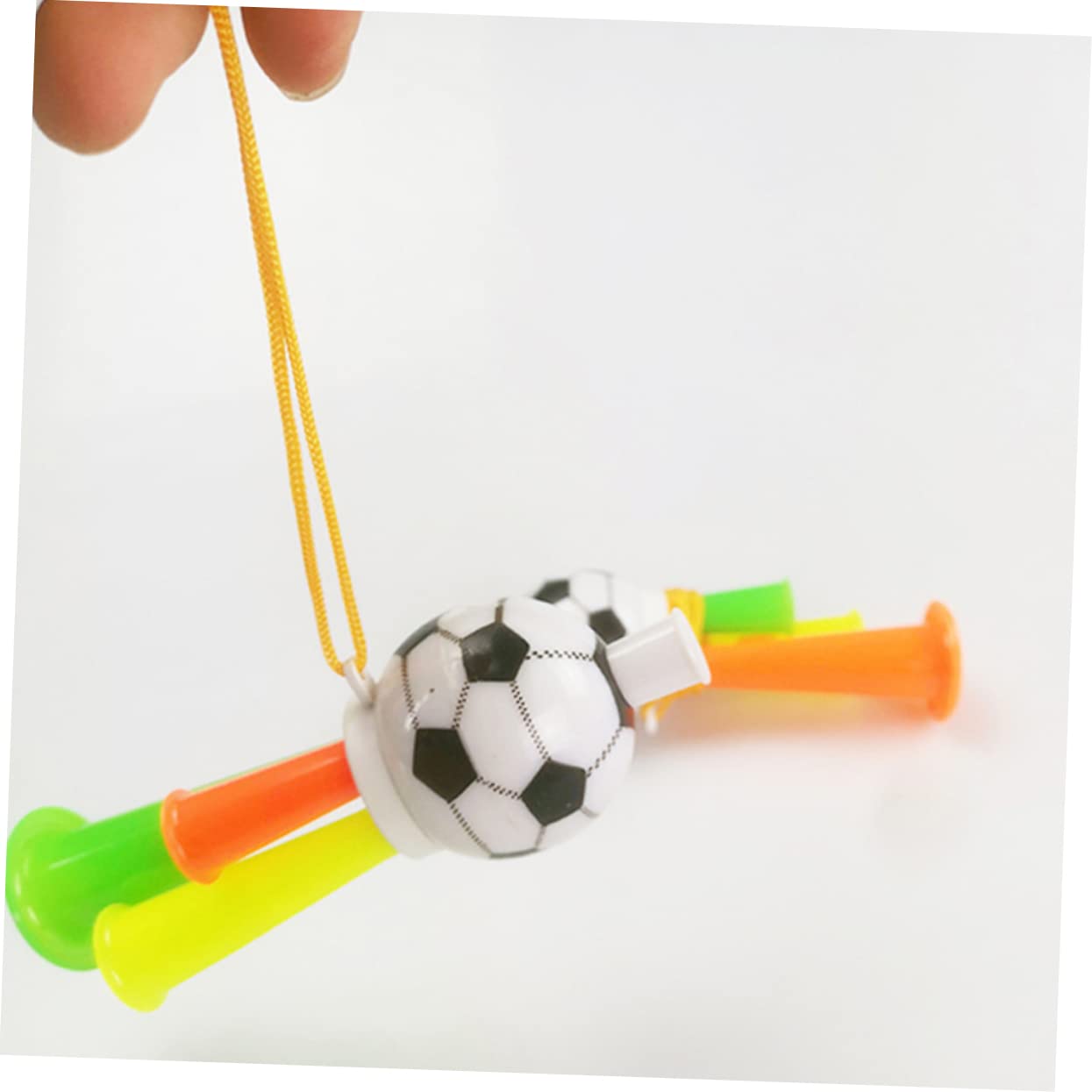 12Pcs Football Cheering Horns for Parties and Sports Events for Adults Vibrant Carnival and Game Cheerleading Accessories