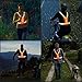Todoxi Led Running Reflective Vest, High Visibility Night Running Gear Light Up Running Vest for Walking at Night Rechargeable Adjustable Led Vest for Runners Walkers Men Women (Orange)