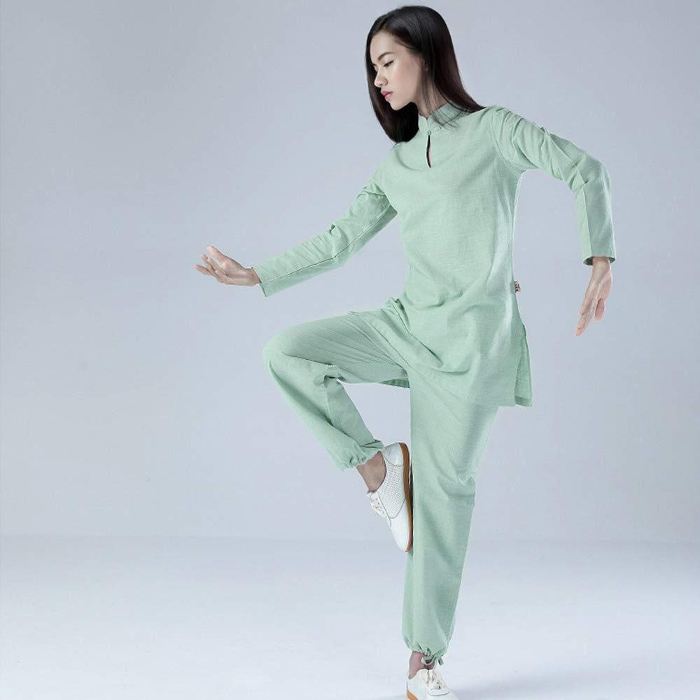 Tai Chi Kleidung Damen，herren Frauen Tai Chi Anzug Chinesische Kung Fu Kleidung Baumwolle Wing Chun Uniform Yoga Anzug Zen Meditation Kampfkunst