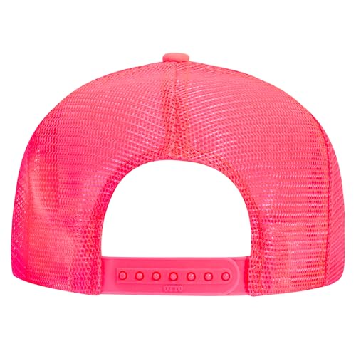 Image of OTTO Polyester Foam Front 5 Panel High Crown Mesh Back Trucker Hats in 97, Bulk, Wholesale