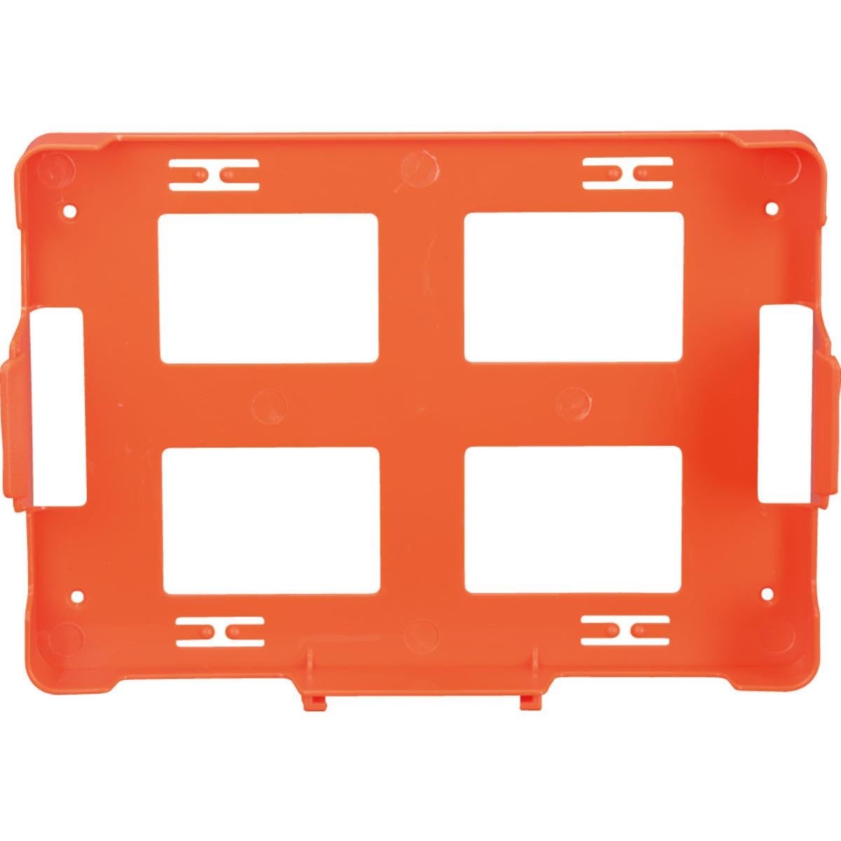 K.57 Erste-Hilfe-Koffer Classic, Füllung DIN 13157:2021, leuchtorange, Maße: 280x200x115 mm, mit Wandhalterung