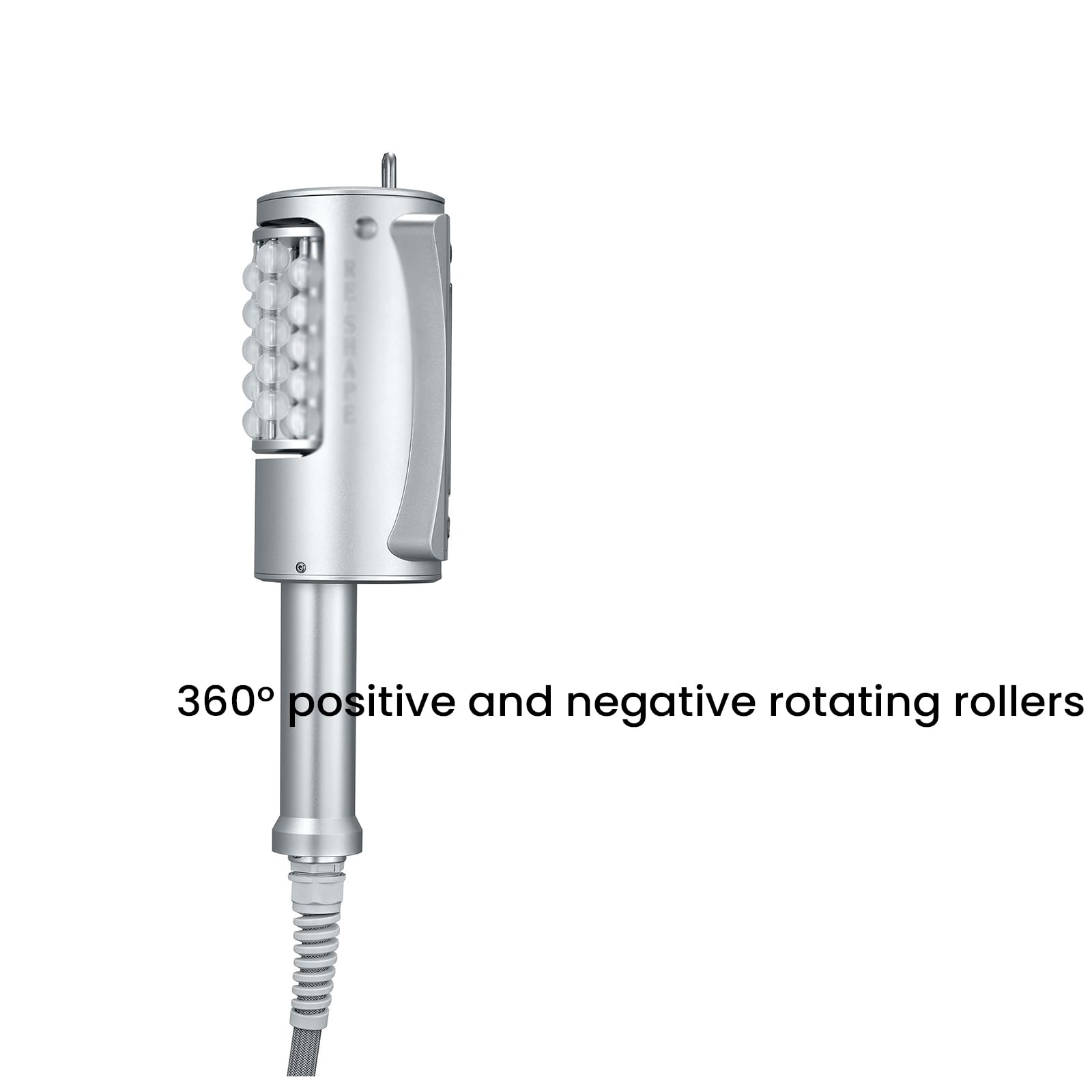 Máquina Masaje Anticelulítica, Masajeador Corporal con Rodillo Y Mango Metálico, Energía Ajustable, Masaje hacia Adelante Y hacia Atrás, Vibración Transmisión 29-355Hz/min, Velocidad 800rpm/min