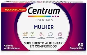 Centrum Essentials Mulher de A a Zinco Com 60 Comprimidos
