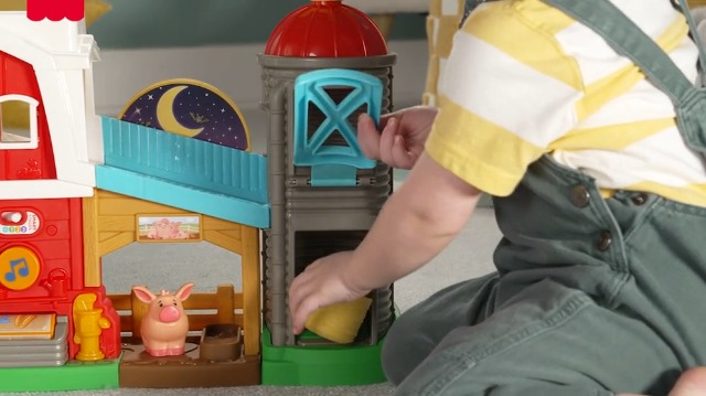 Fisher-Price Little People Trattore Musicale Con Contadino E Cane – Giocattolo Per Bambini 1+ Anni - 3