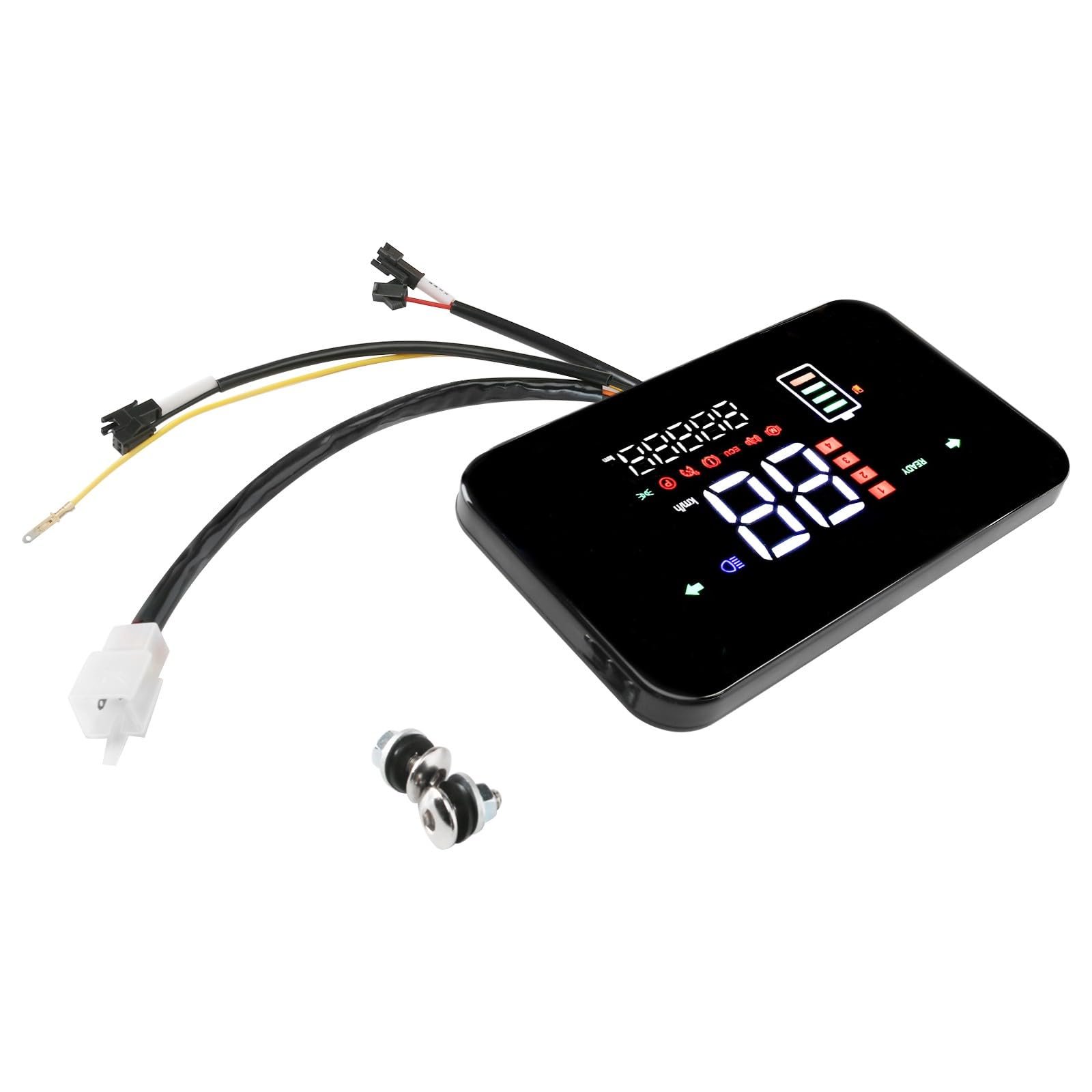 Yosoo Health Gear Speedometer Display for Electric Bike Scooter, 5-Pins M5 LCD Screen 24V 36V 48V 60V for 22.2-31.8mm Handlebar Yosoo Health Gear Speedometer Display for Electric Bike Scooter, 5-Pins M5 LCD Screen 24V 36V 48V 60V for 22.2-31.8mm Handlebar