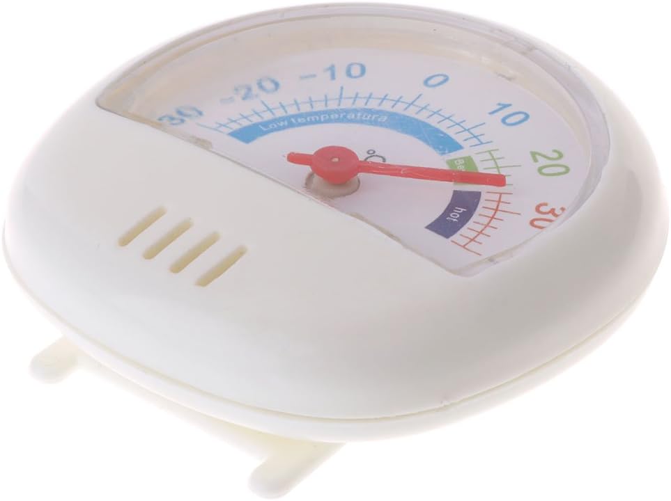 Refrigerator Thermometer for Fridge Freezer with Large Mechanical Dial