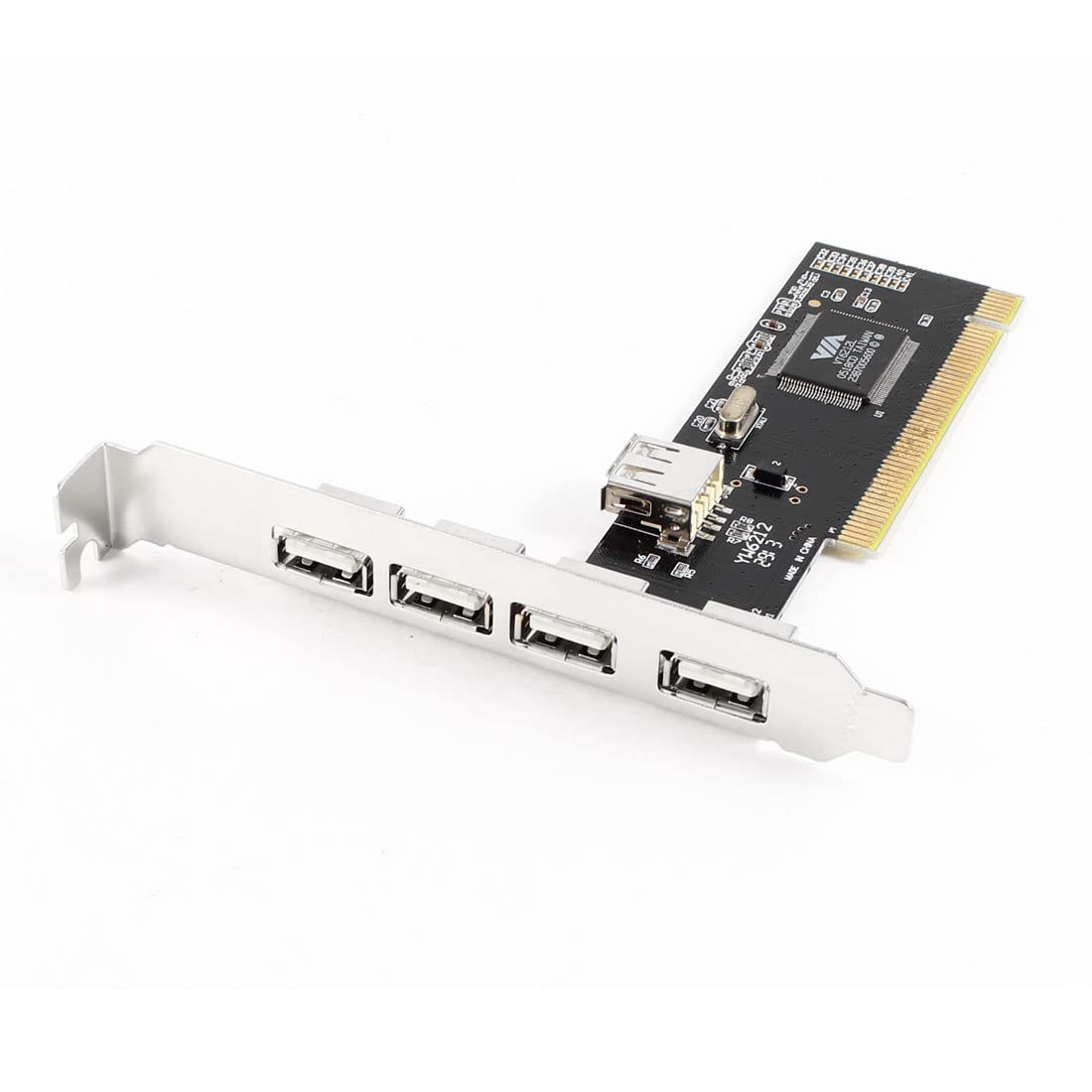 Ruilogod Hi-Speed 5 Ports Internal External USB Hub PCI Controller Card Adapter (id: a5b 24b 334 fb6 3ac