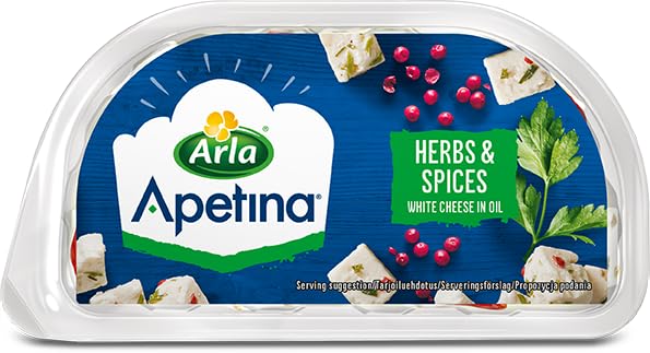 ARLA Apetina Feta Cheese with Spices 100g - Chilled