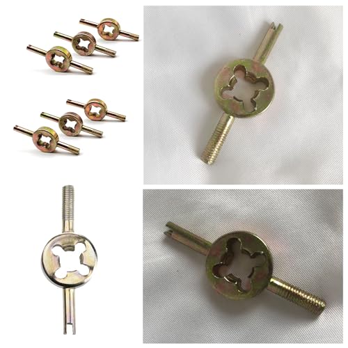 Image of 6 Pack Tire Valve Core Remover Valve Stem Removal Tool Schrader Valve Stem Tap and Die Threading Valve Core Torque Tool Valve Core Removal Tool for Automotive Car Bicycle Motorcycle Flat Tires