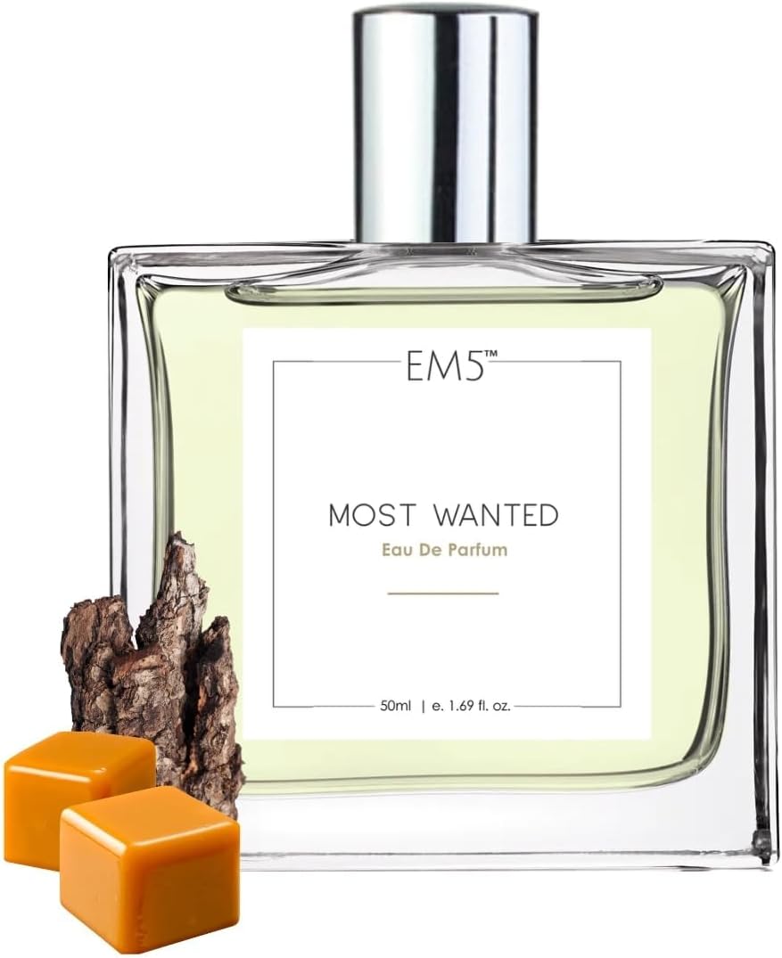E.M5 Most Wanted Perfume for Men | Eau de Parfum Spray | Vanilla Woody Warm Spicy Fragrance | Luxury Gift for Him