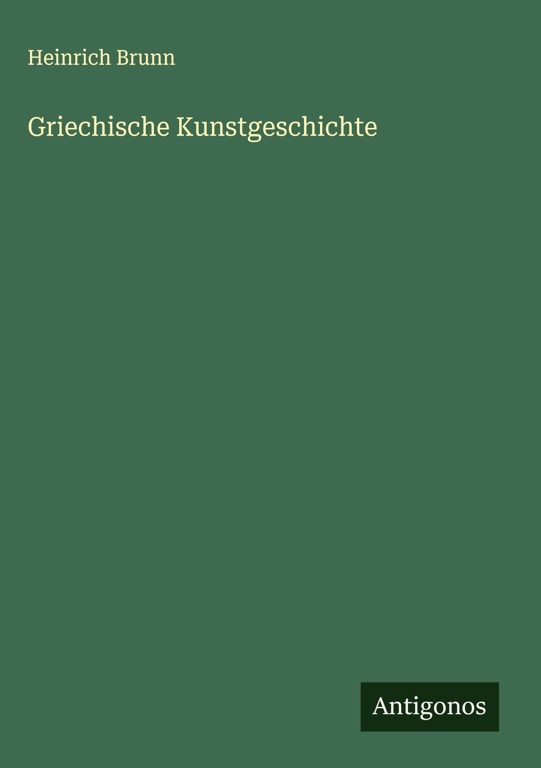 Griechische Kunstgeschichte livre sur l'histoire de l'art grec