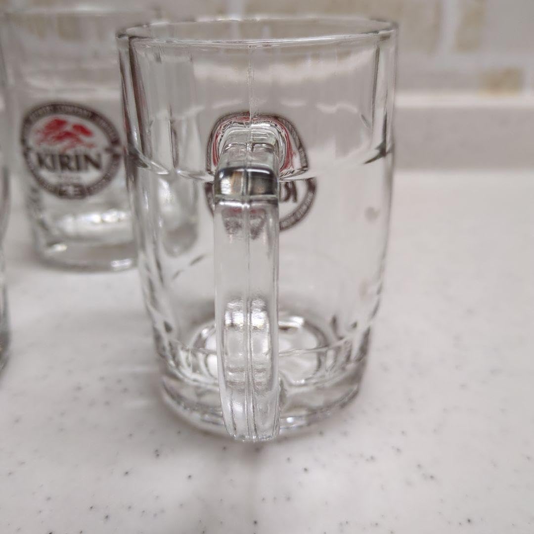 Amazon.co.jp: レトロ キリン生 ビール ジョッキ 樽型5個セット 