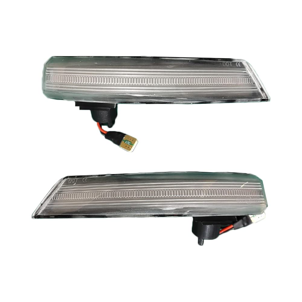 2 Clignotants Latéraux Dynamiques Pour Ford Focus MK2/MK3 (2008-2016) & Mondeo MK4 (2011-2015) - Indicateurs De Direction LED Pour Rétroviseurs