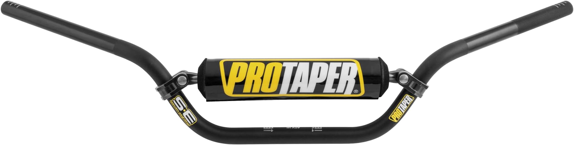 7/8" ATV High Bend SE Handlebars Black 2110D JET BLACK