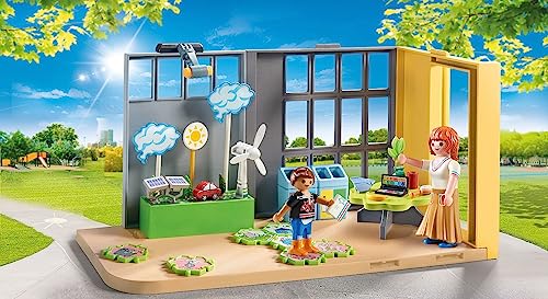 Playmobil 71331 City Life Meteorology Class, classroom of the future, puzzle with climate protection tasks and more - Image 3