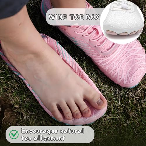 Image of Barefoot Shoes for Women & Men, Grounded Walking Hiking Barefoot Shoes, Wide Toe Box Non-Slip Water Athletic Footwear, Comfortable Vitality Barefoot Footwear, Trail Running Sneakers Unisex