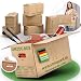 smiley pack stabile Umzugskartons - 620 x 300 x 330 mm - Extra groß - Umzugskiste 40kg Traglast - Umzug mit Karton-Box - Robuster Umzugskarton mit Deckel - Ordnungsboxen (10 Stück)