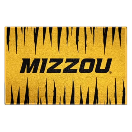 FANMATS 33441 NCAA - University of Missouri Starter Mat Accent Rug - 19in. x 30in. Slogan Starter Mat| Sports Fan Home Decor Rug and Tailgating Mat