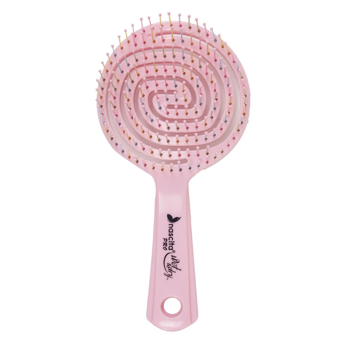 Nascita Pro 3D Flexi Kontrol Açma Tarama Saç Fırçası Pembe - 40