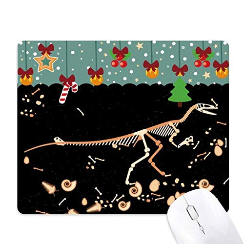 Alfombrilla de ratón con diseño de dinosaurios pequeños negra para PC