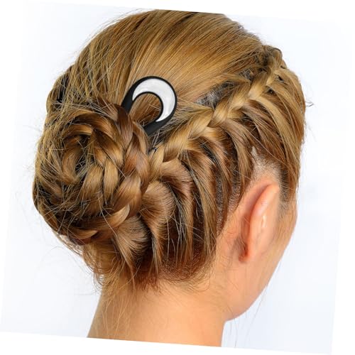 Épingle à cheveux forme U en bois pour fixer les chignons sans abîmer - 4