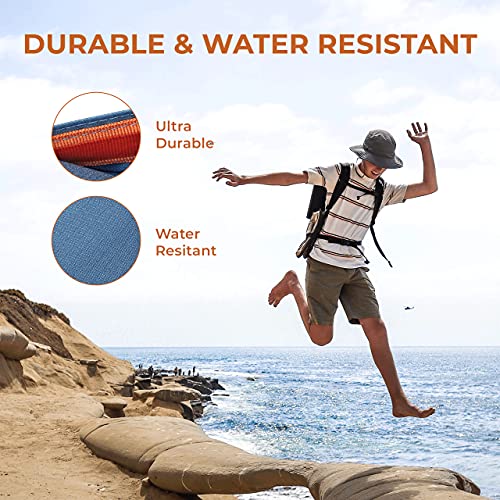 Allett ID Wallet, Indigo Blue | Nylon, RFID Blocking | Slim Minimalist Bifold Wallet, Water Resistant, Durable, Thin, Front Pocket | Holds 4-12+ Cards, Cash4