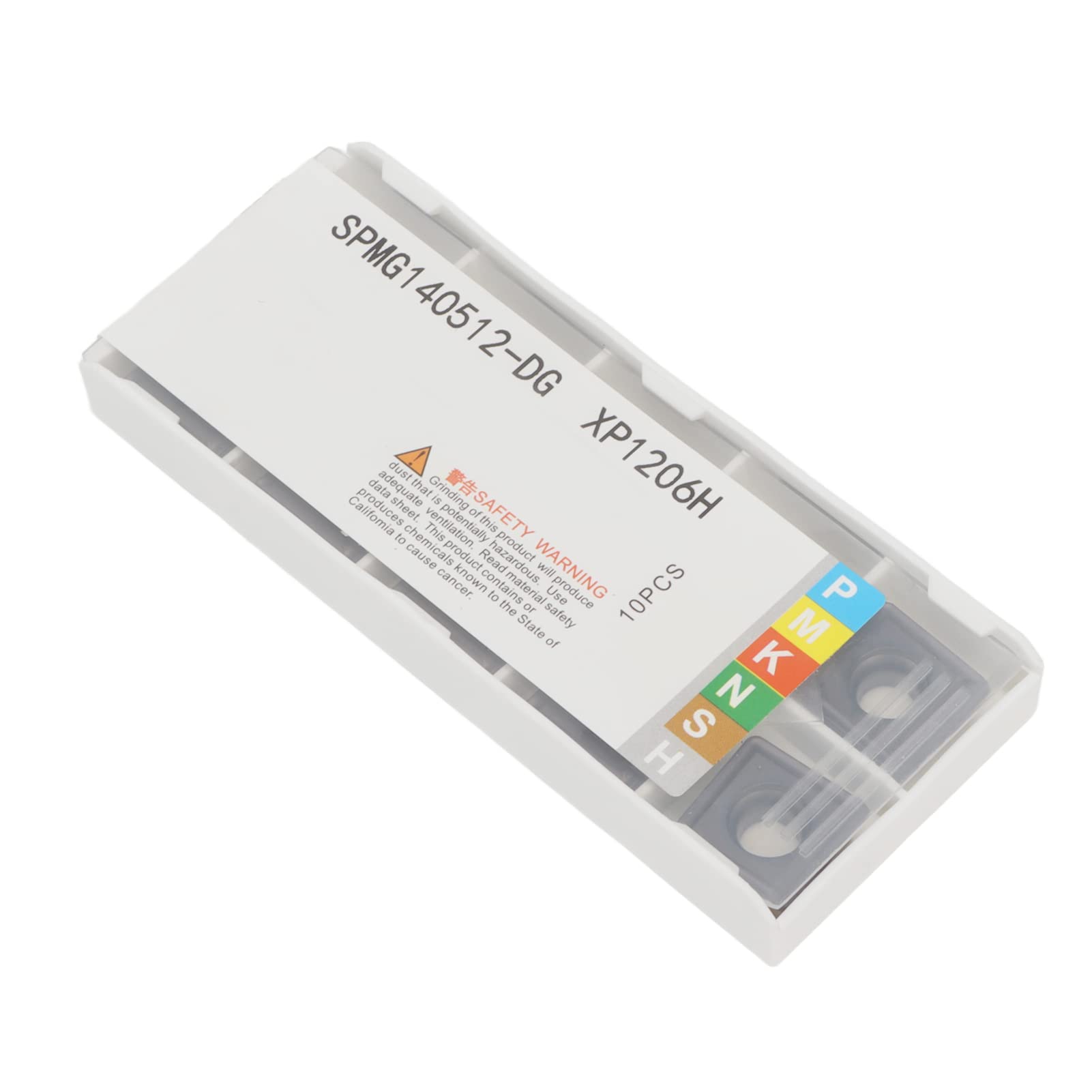 CNC Carbide Inserts, High Precision Indexable Milling Inserts Low Coefficient of Friction Good Toughness 10pcs with Coating for Lathe