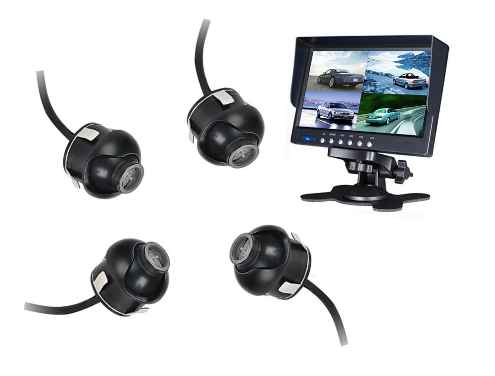 Amazon.co.jp: origin バックカメラセット 7インチ4分割表示液晶 超