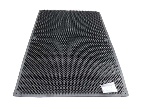Grewal Equestrian Rubber Scratch Mat (Black)