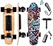 Skateboard Elettrico a 3 Velocità Con Telecomando Wireless, 350 W, Portata 8 Km, Velocità Massima 20 Km/h, Completo Skateboard Elettrico Longboard Per Bambini Ragazzi Giovani Principianti Adulti