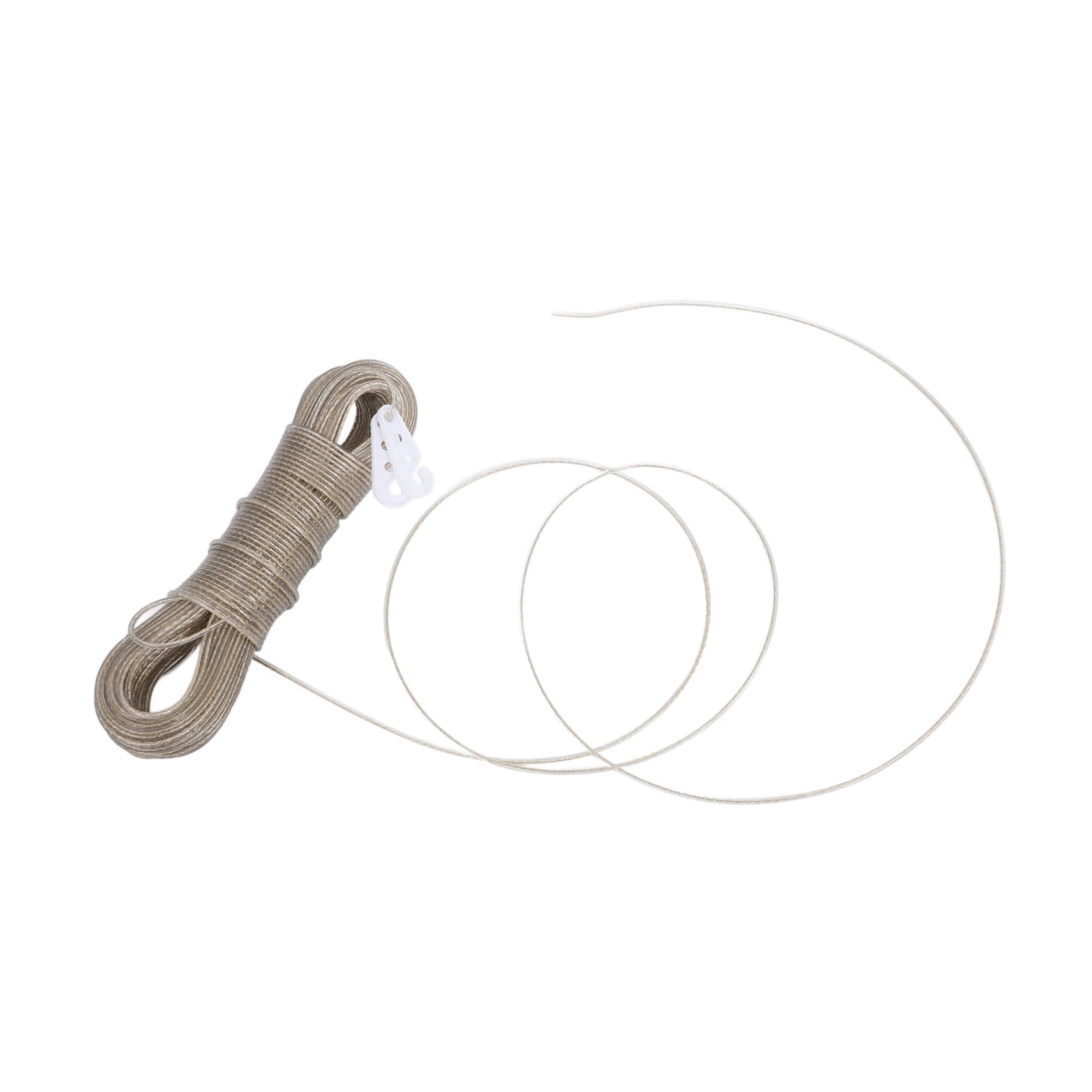 PRETYZOOM 3st Robustes Wäscheseil Mit Stahlkern Wäscheleine Für Draußen Wäscheleine Drinnen Zum Trocknen Reise Seil Zum Aufhängen Von Kleidung Stahldrahtpvc Transparent