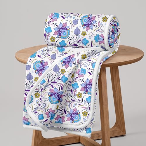 Image of Divine Casa Soft Cotton Dohar for Single Bed 210 x 140 cm, 120 GSM Lightweight Breathable Quilt for Summer and Mild Winter