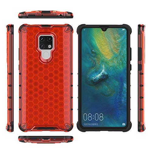 ɓKĂ܂ for Huawei Mate 20 X P[X,ɓKĂ܂ for Huawei Mate 20 X P[X 2in1tHP[X Red