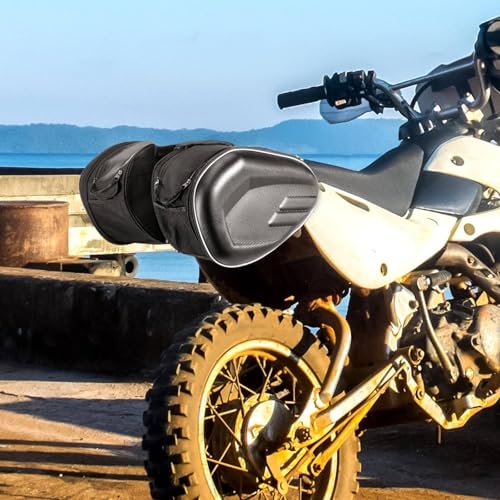 Sacoche de selle extensible pour partir en voyage à moto l'esprit libre