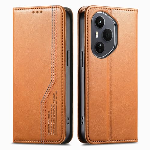 �Ή��@�� for Honor 400 Pro 5G �t���b�v���X�^���h �}�O�l�b�g�J�� �E�H���b�g�^�P�[�X Brown