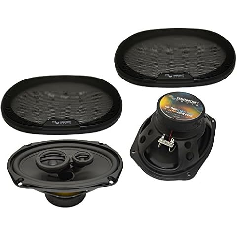 Harmony Audio HA-R69 Car Stereo Rhythm Series 6x9 Replacement 450W Speakers Cover