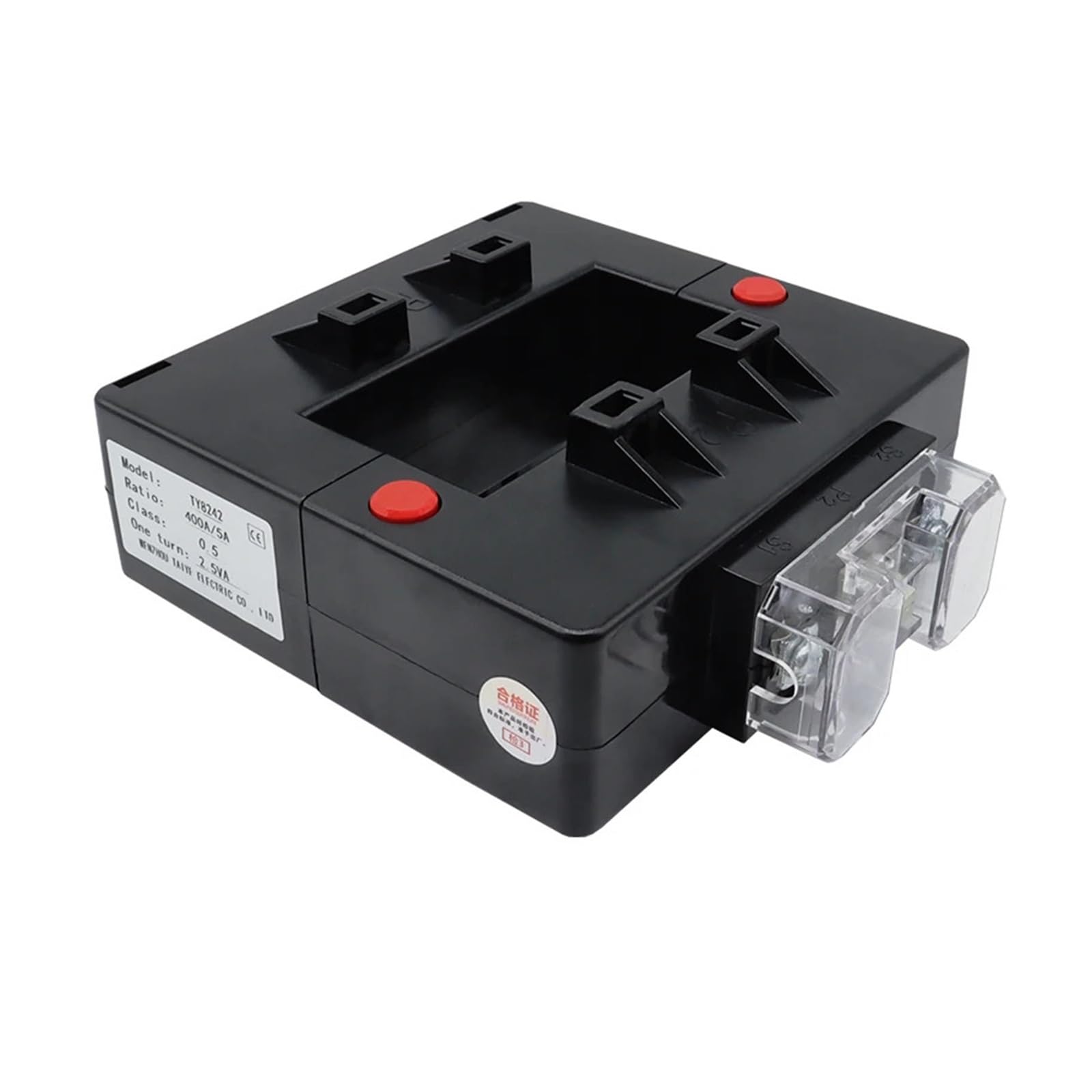 NOBIRTBSA Split current transformer button fixed square hole CT 50-60HZ 1000A/5A for electric energy meter current sensor(1000a)